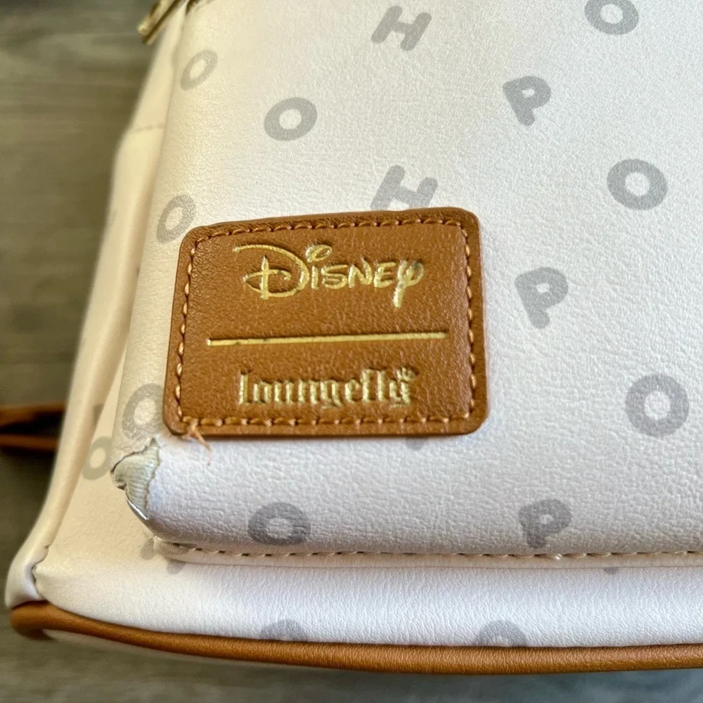 Disney Loungefly Winnie the Pooh Mini Backpack Hunny Pot Design Rare damaged - Picture 2 of 9